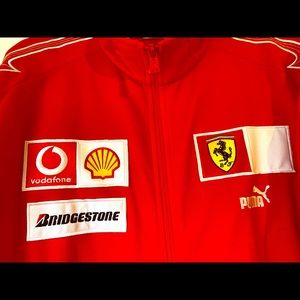 NWOT Puma x Ferrari Racing Track Jacket